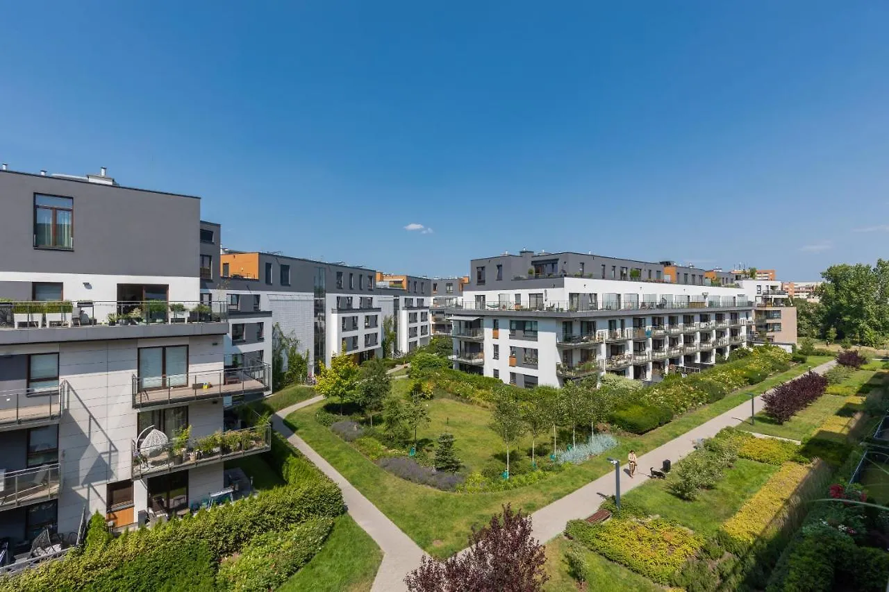 Sarmacka Apartment With Balcony Warsaw Wilanow By Noclegi Renters