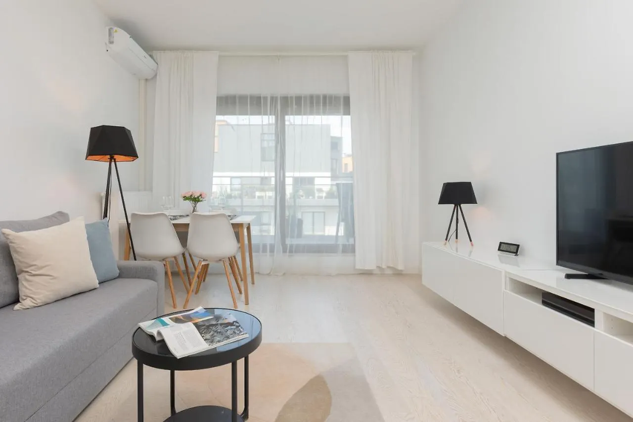 Sarmacka Apartment With Balcony Warsaw Wilanow By Noclegi Renters